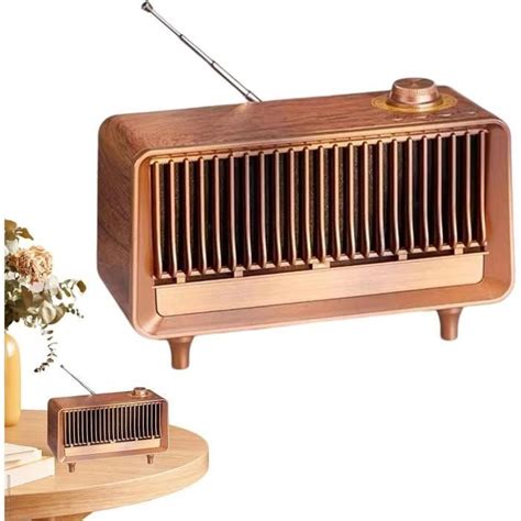 Haut Parleurs Portables En Bois Haut Parleur Classique Radio Vintage En