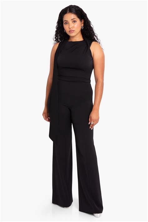 Black Halo Jumpsuit