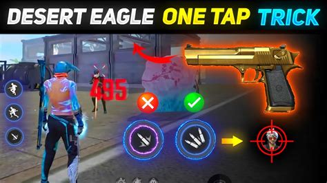 New Desert Eagle One Tap Trick One Tap Headshot Tips And Trick Youtube