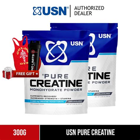 Halal Usn Pure Creatine Monohydrate Powder Shopee Malaysia