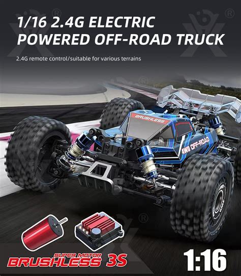 New Mjx 16207 62km H High Speed Racing Off Road Remote Control 1 16