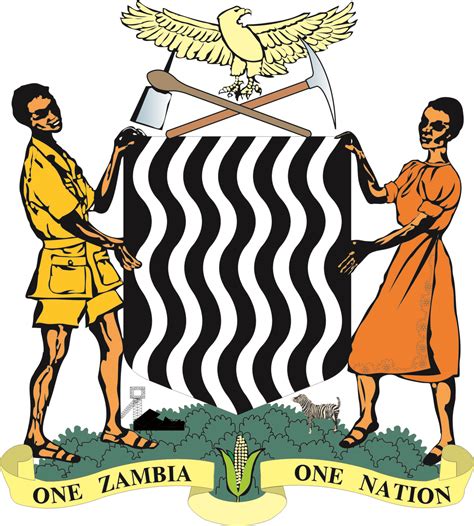 Zambia Coat Of Arms Logo Coat Of Arms Of Zambia " Sticker For Sale By