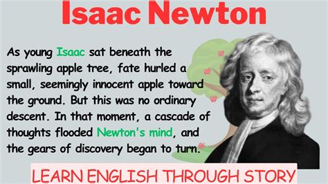 Learn English Through Story Gravity S Whisper A Tale Of Isaac Newton