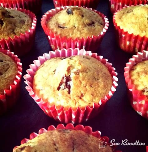 Muffins Cacahu Te Et Chocolat Au Lait Sos Recette