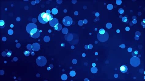 Blue Glowing Bokeh Effect Animation Stock Video Envato Elements