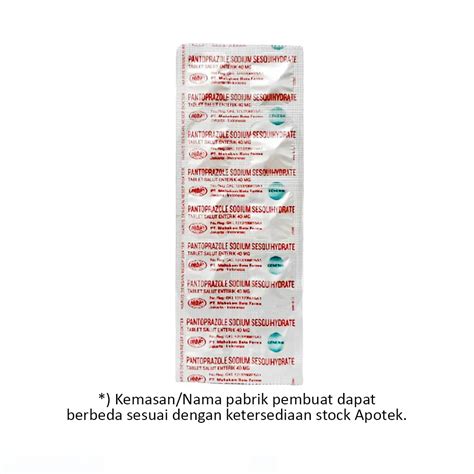 Beli Pantoprazole 40 Mg 10 Tablet Di Halodoc 1 Jam Sampai