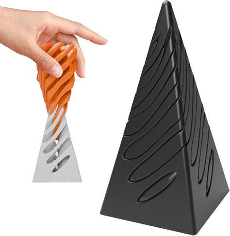 Impossible Pyramid Passthrough Sculpture Impossible Cones 3D Printed