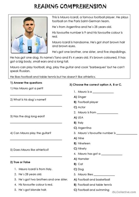 Describing Famous People Comprensi N English Esl Worksheets Pdf Doc