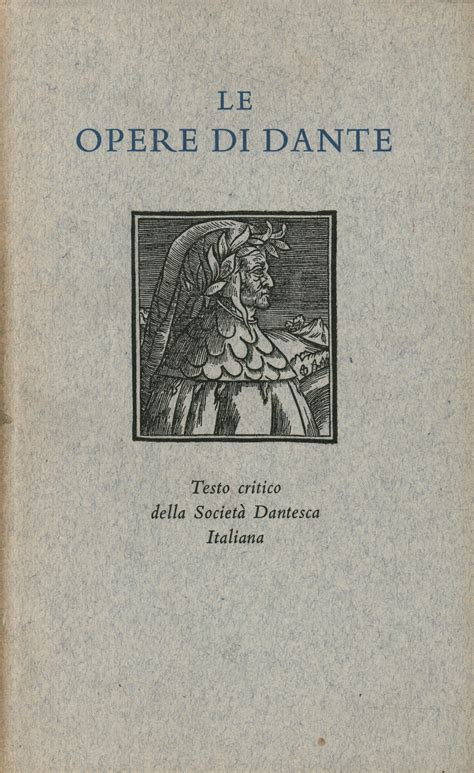 Le Opere Di Dante AA VV Usato Narrativa Citaliani