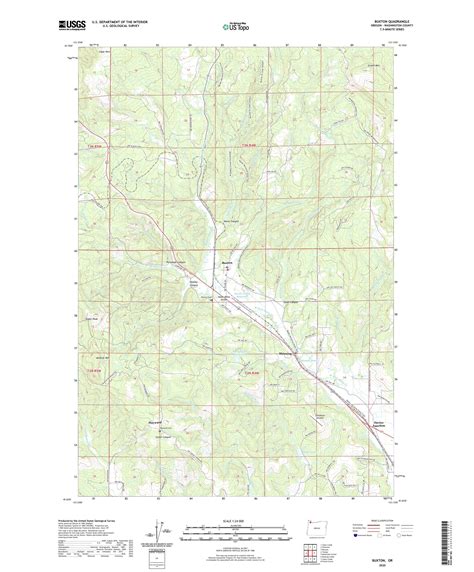 Buxton Oregon US Topo Map – MyTopo Map Store