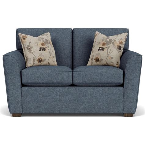 Flexsteel Lakewood Loveseat with Flair Tapered Arms | Mueller Furniture ...