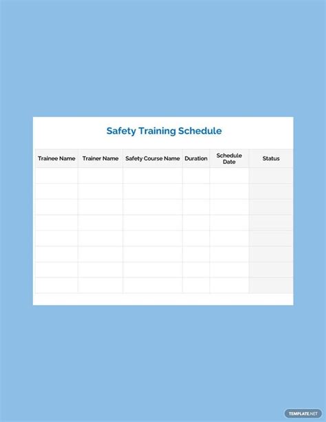 Free Training Plan Template Ppt Printable Templates Your Go To