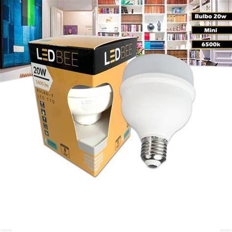 Lâmpada Ultra Led 20w Mini Alta Potência Branca Fria Bivolt Bulbo LED