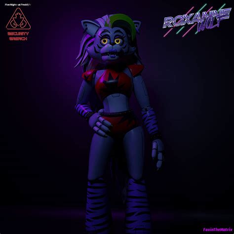 Roxanne Wolf [fnaf Blender] By Foxinthematrix On Deviantart