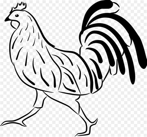 Simple Rooster Drawing | Free download on ClipArtMag