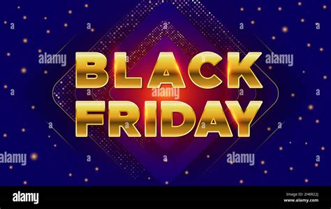 Black Friday Luxury Background With Golden Text For Banner Poster