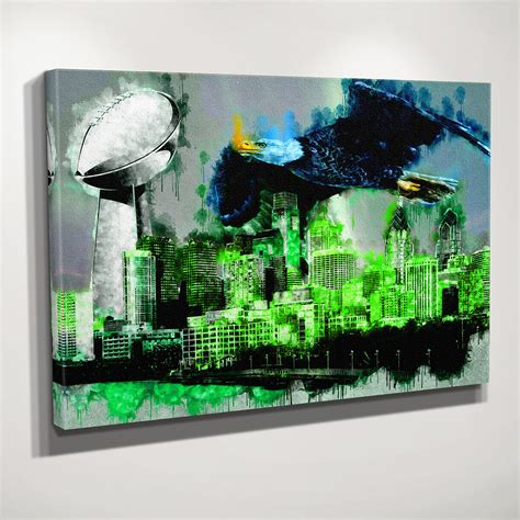 Philadelphia Championship Skyline Canvas - Zapwalls