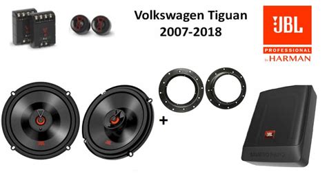 Volkswagen Tiguan Speakers Subwoofer 200watt Audio Upgrade Jbl