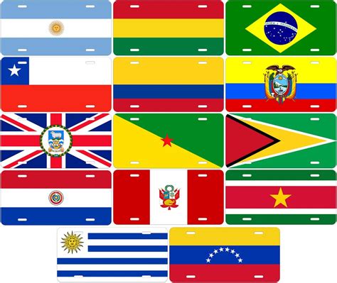 Flags Of South American Countries