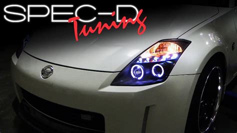 Specdtuning Installation Video 2003 2005 Nissan 350z Projector Headlights Youtube