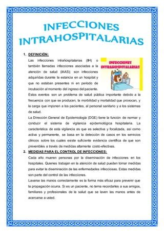 Infecciones Intrahospitalarias y Vigilancia Epidemiológica 1 World PDF