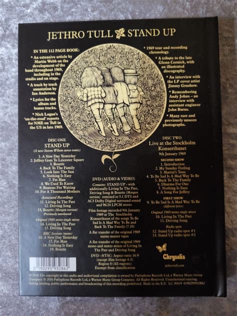 Jethro Tull Stand Up The Elevated Edition Cd 190295932862 Ebay