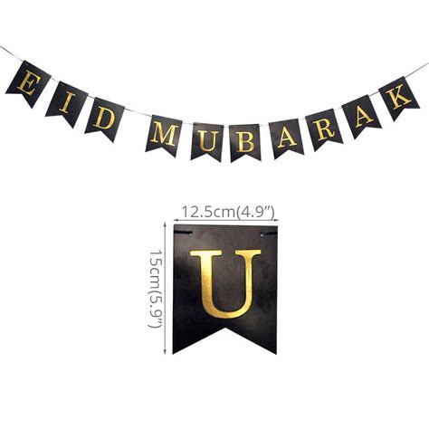 Pcs Ramadan Mubarak Banner Decoration Shining Star Lantern Ramadan