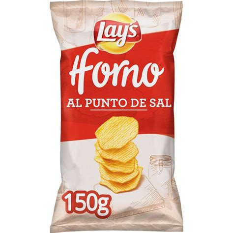 Patatas Fritas Al Punto De Sal Receta Al Horno Bolsa 150 G · Lays