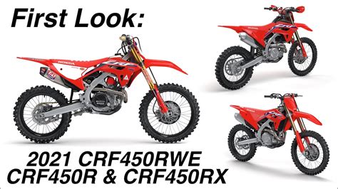 First Look Honda Crf R Works Edition Crf R Crf Rx Youtube