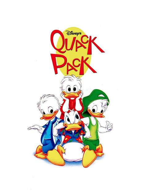 disneys quack pack rare production press kit