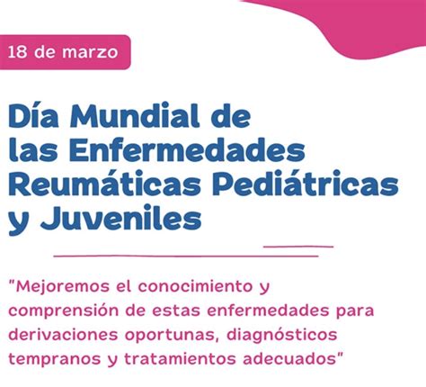 Día Mundial de las Enfermedades Reumáticas de la Juventud