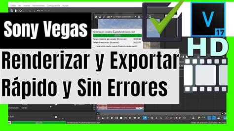 Renderizar Y Exportar Video Sony Vegas Pro Para Youtube