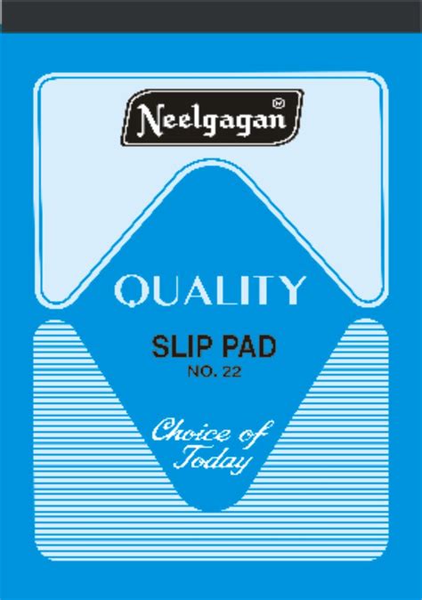 Slip Pad No At Rs Piece Neelgagan Pads In New Delhi Id