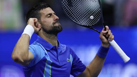 Us Open Tennis Live Results Scores Day One Novak Djokovic Shuts