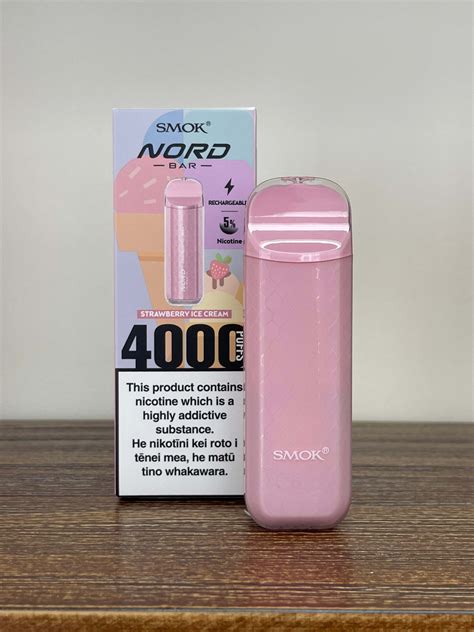 Smok Nord Bar Disposable Vape Pen 4000 Puffs Rechargeable Wholesale