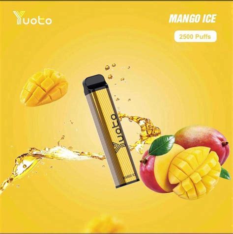 Yuoto Xxl Disposable Vape Kit Puffs Mango Ice Flavor Vape Dubai