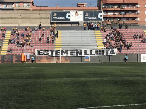 Unió Esportiva Sant Andreu on Twitter Avui el Gol Nord deixa les