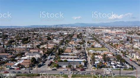 South Central Neighborhood Of Watts Stock Photo - Download Image Now ...