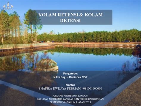 (PPT) KOLAM RETENSI & KOLAM DETENSI