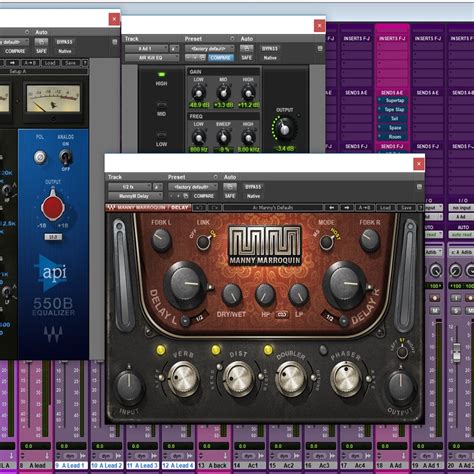 Pro Tools Templates Stock Plugins