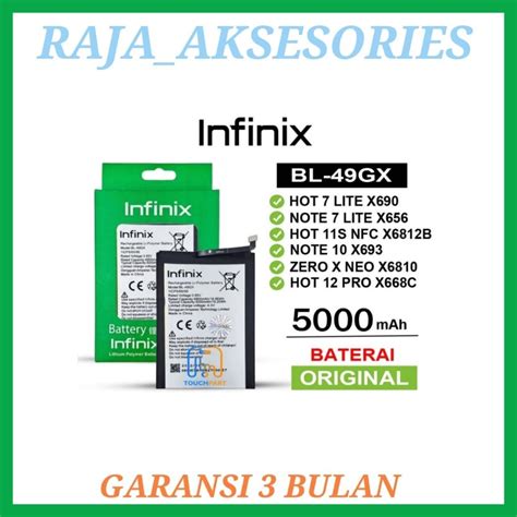 Jual Batre Baterai Batrei Infinix Hot 7 Lite Note 7 Lite Hot 11S NFC Note 10 Zero X