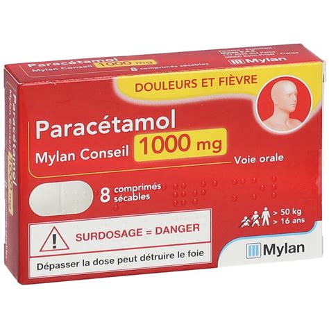 Parac Tamol Mylan Conseil Mg Pc S Redcare Pharmacie