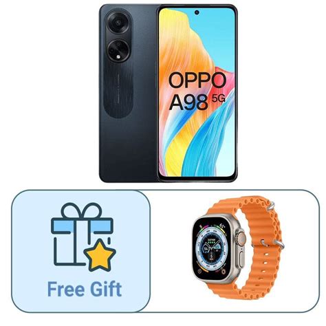 Oppo A98 Dual Sim 256 Gb 8 Gb Ram 5g Cool Black International Free