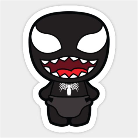 Baby Venom Tooniefied Venom Sticker Teepublic