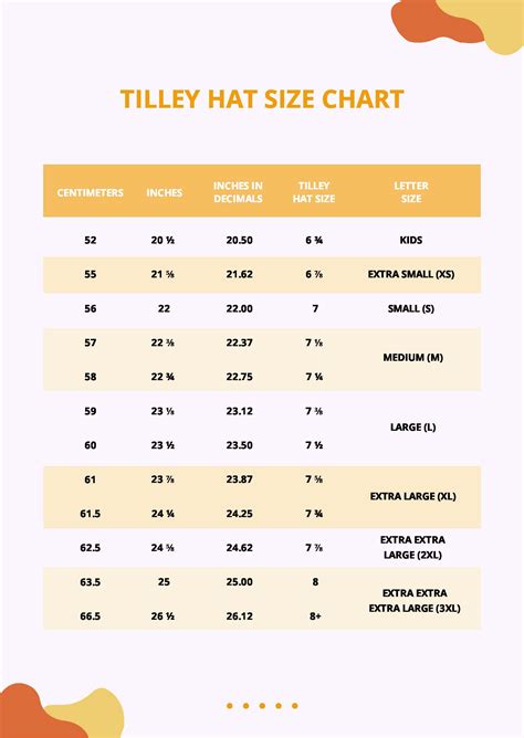 Cowboy Hat Size Chart