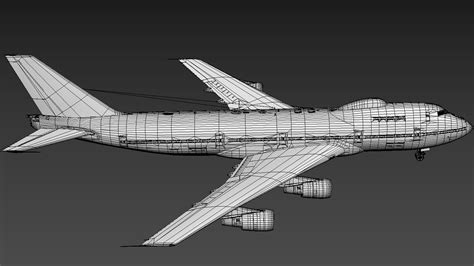 Boeing E-4 Advanced Airborne Command Post 3D Model by citizensnip