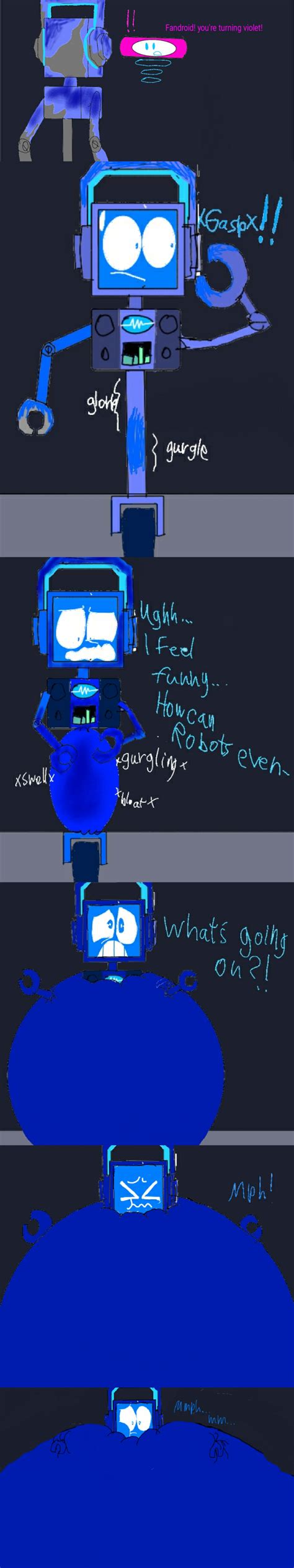 Fandroid Blueberry Inflation Comic By Dappyboi2332 On Deviantart