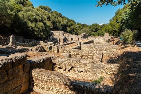 Ru Nas Arqueol Gicas De Butrint Ou Parque Nacional Butrinto Na Alb Nia