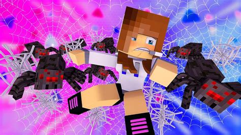 Minecraft Dropper 4 Cai Na Teia Das Aranhas Bibi Youtube