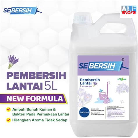 Alfstore Cairan Pembersih Lantai Lavender Liter Sebersih Floor